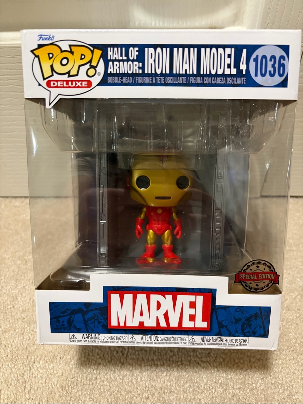 Marvel Iron Man Model 4 Hall of Armor Funko